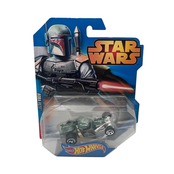 Hot Wheels Other - New Star Wars Hot Wheels Boba Fett Rat Rod 2014 Mattel Disney NIB 993532-P